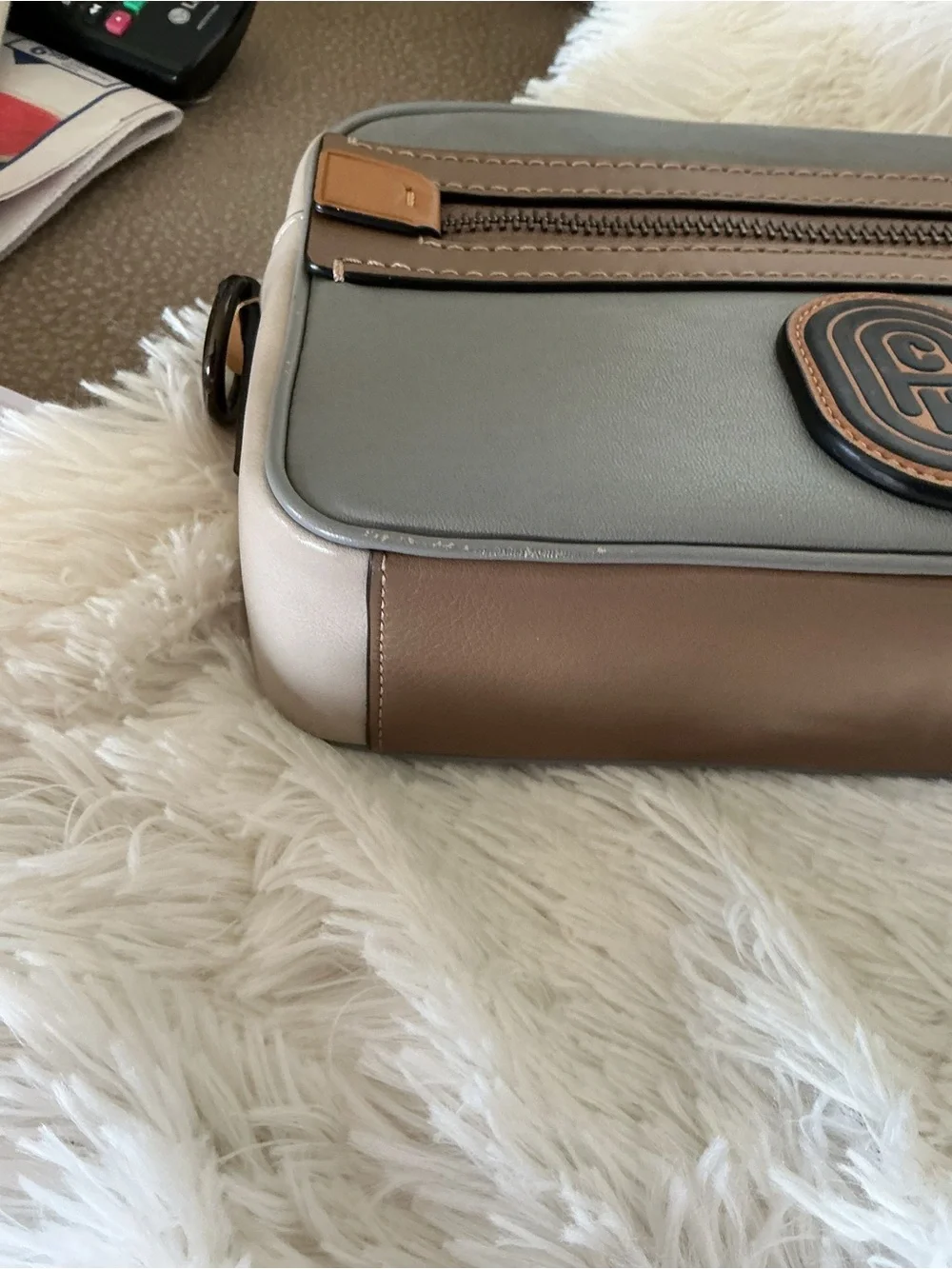Coach Academy Colorblock Crossbody Bag with Detachable Strap